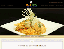 Tablet Screenshot of eatfreshbehealthy.com